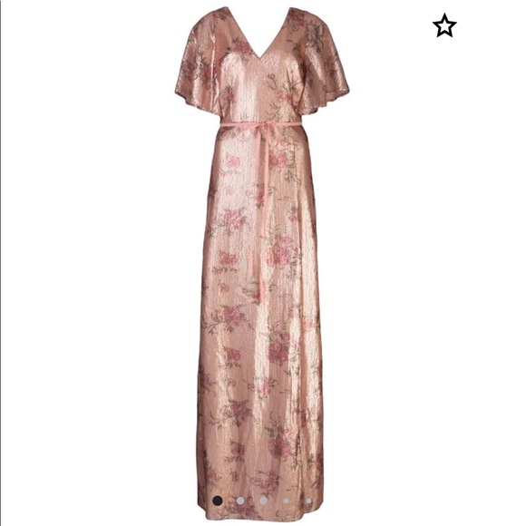 Marchesa Notte Sequin Embellished Dress